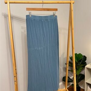 Blank NYC Dusty Blue Maxi Skirt